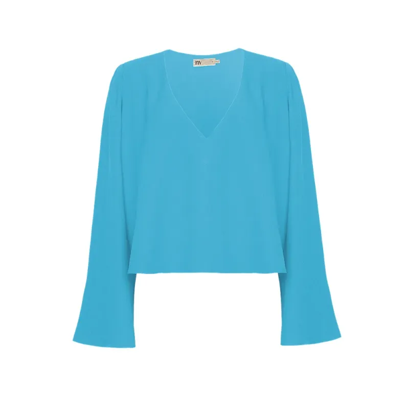 Blusa Lidia - Azul Atlantico