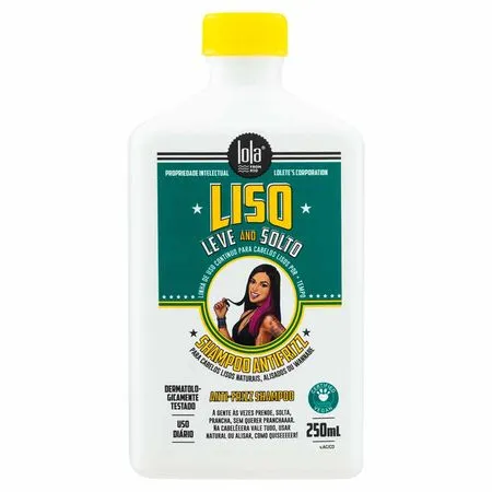 Shampoo Antifrizz Lola Cosmetics Liso, Leve and Solto 250ml
