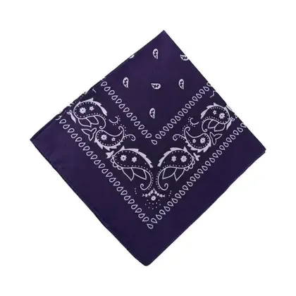 Lenço Bandana Hip Hop Punk Feminino E Infantil, Acessório De Cabelo Quadrado Estilo Boêmio - NONE