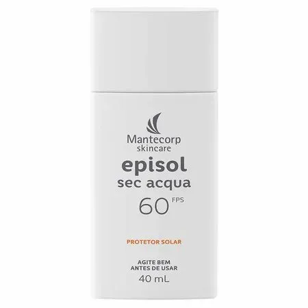 Protetor Solar Facial Mantecorp Skincare Episol Sec Acqua FPS 60 40ml