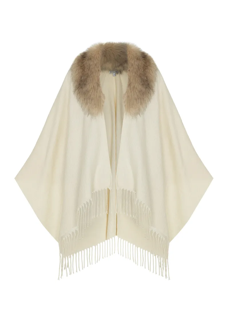 Poncho Le Lis Cristina Off Feminino