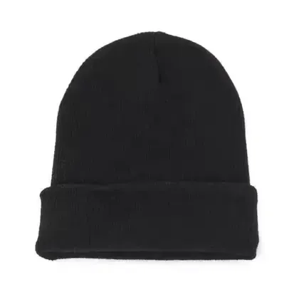 Touca Gorro Lã Preto Para Inverno Frio Feminino E Masculino - Utilidades