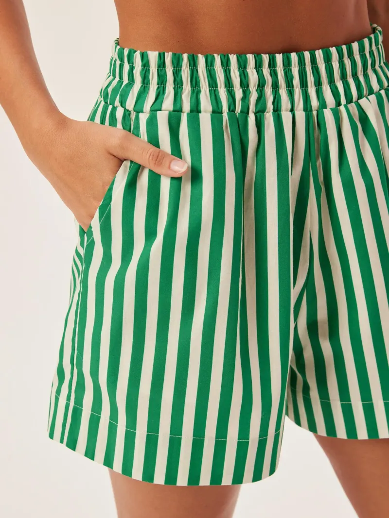 Short Luiza Tricoline Raia Verde