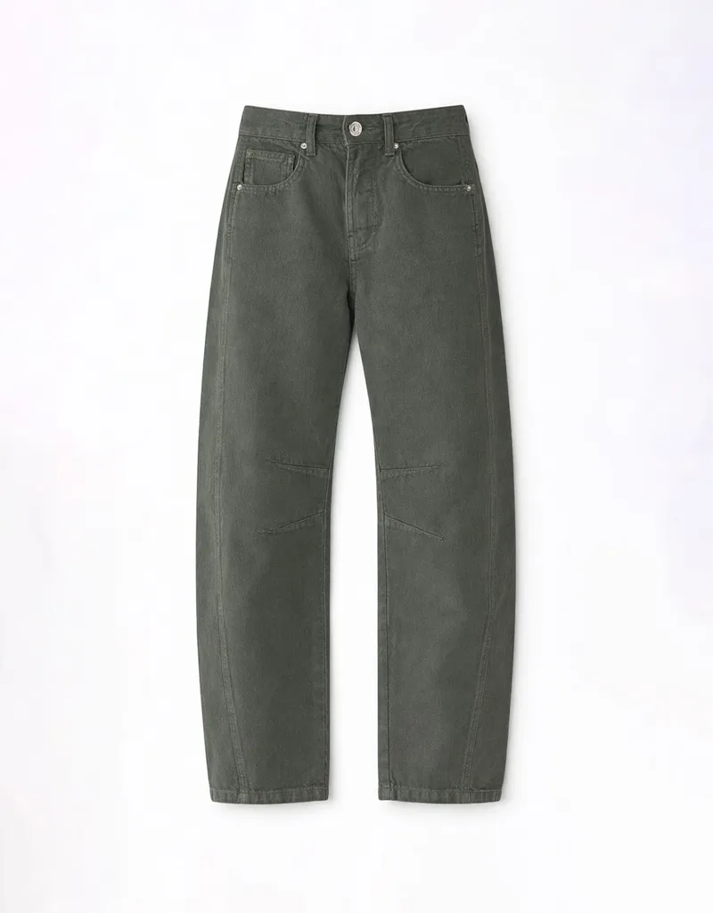 Calça Sarja Baggy Pences