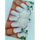 Kit 80 joias de unhas 40 pares delicadas cantinhos curvinha cutículas branquinhas pés pedrarias prontas artesanais natal