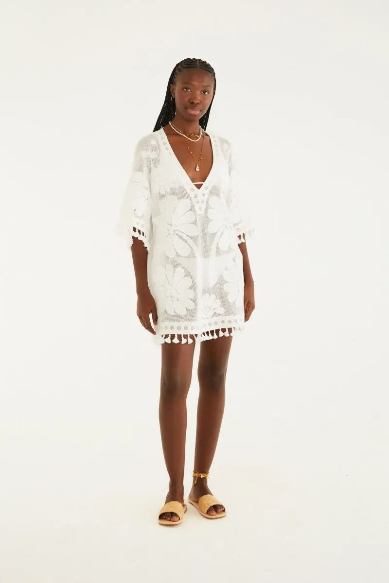 Vestido Tela Cutwork Palermo
