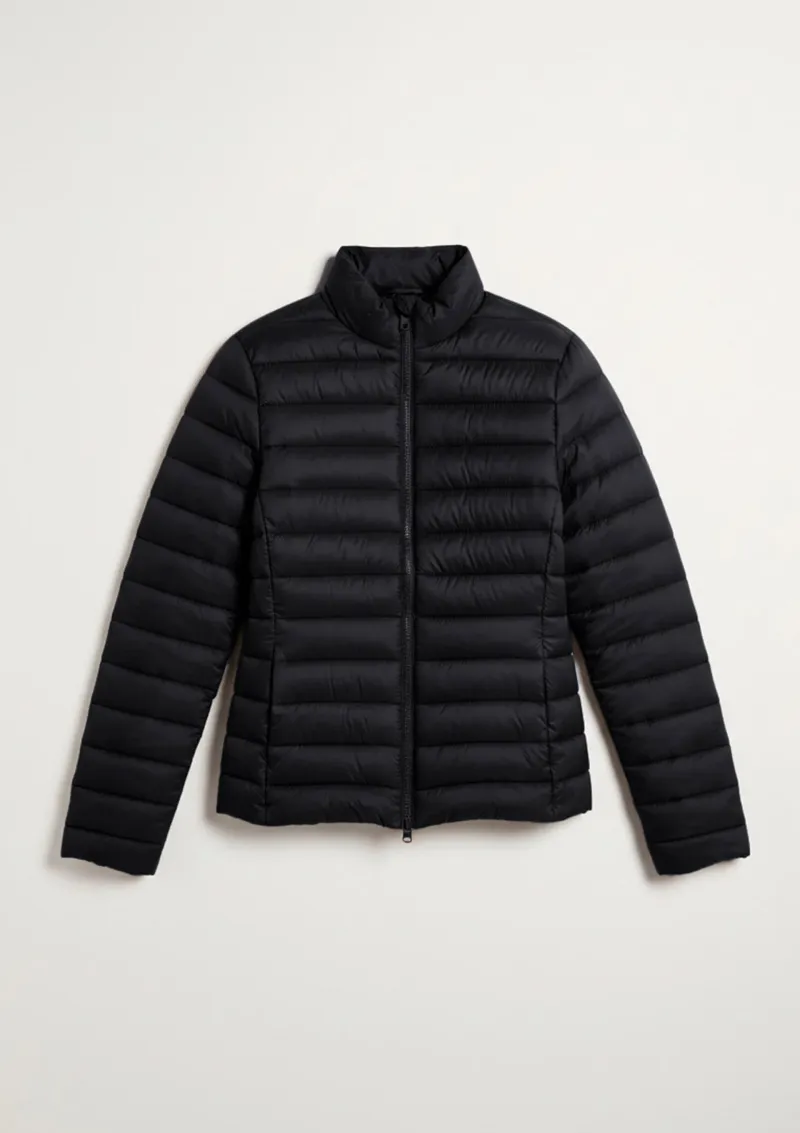 Jaqueta Básica Feminina Puffer Matelassê - Preto