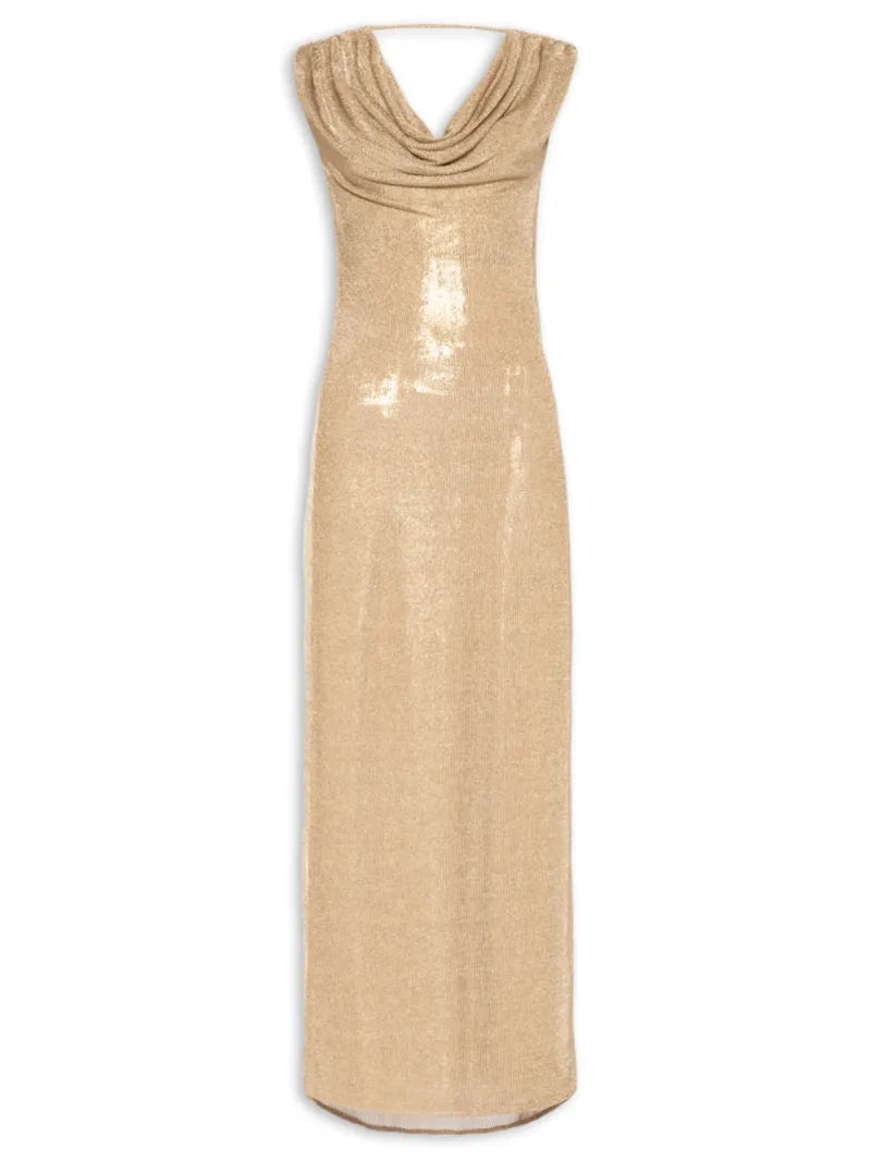 Vestido Isabely Dourado Carol Bassi