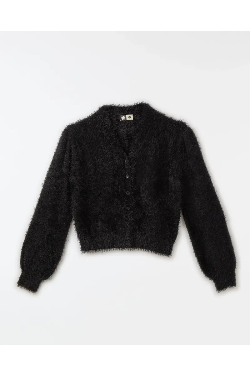 Cardigan Cropped Pelinho